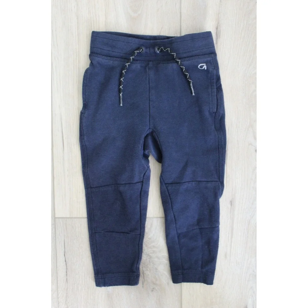 GapFit Baby Toddler‎ Navy Blue Jogger Sweatpants Reinforced Knee 18-24 Months